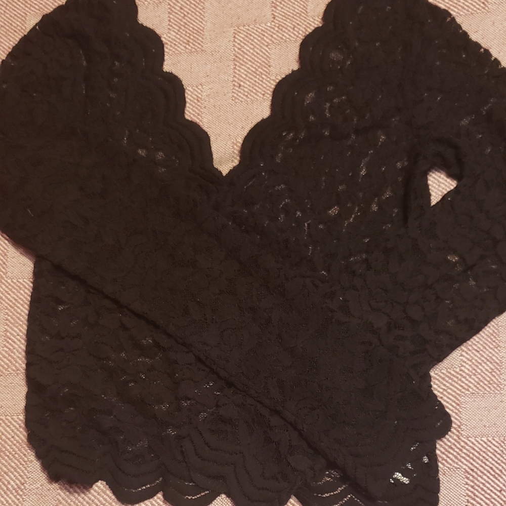 Lace sweater